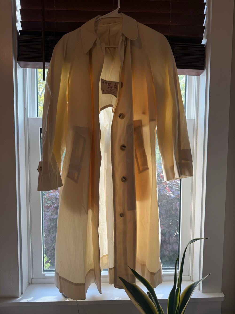 London fog trench coat